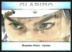 2023-24 Upper Deck Glaring #GL8 Brayden Point Lightning